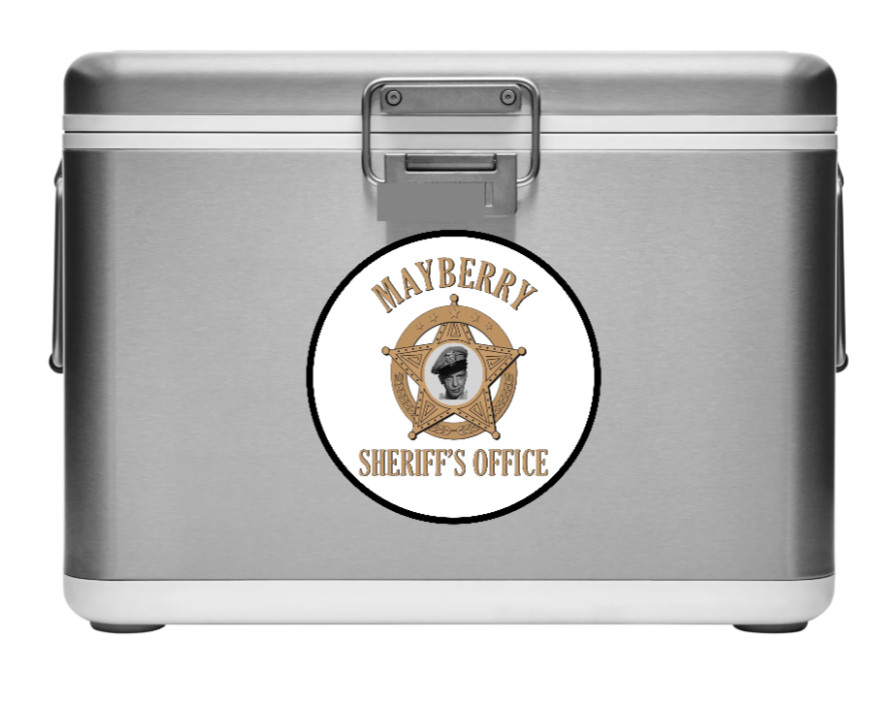 Andy Griffith Show – Sheriff's Office – 4" Vinyl Decal Car Cooler Laptop Smoker