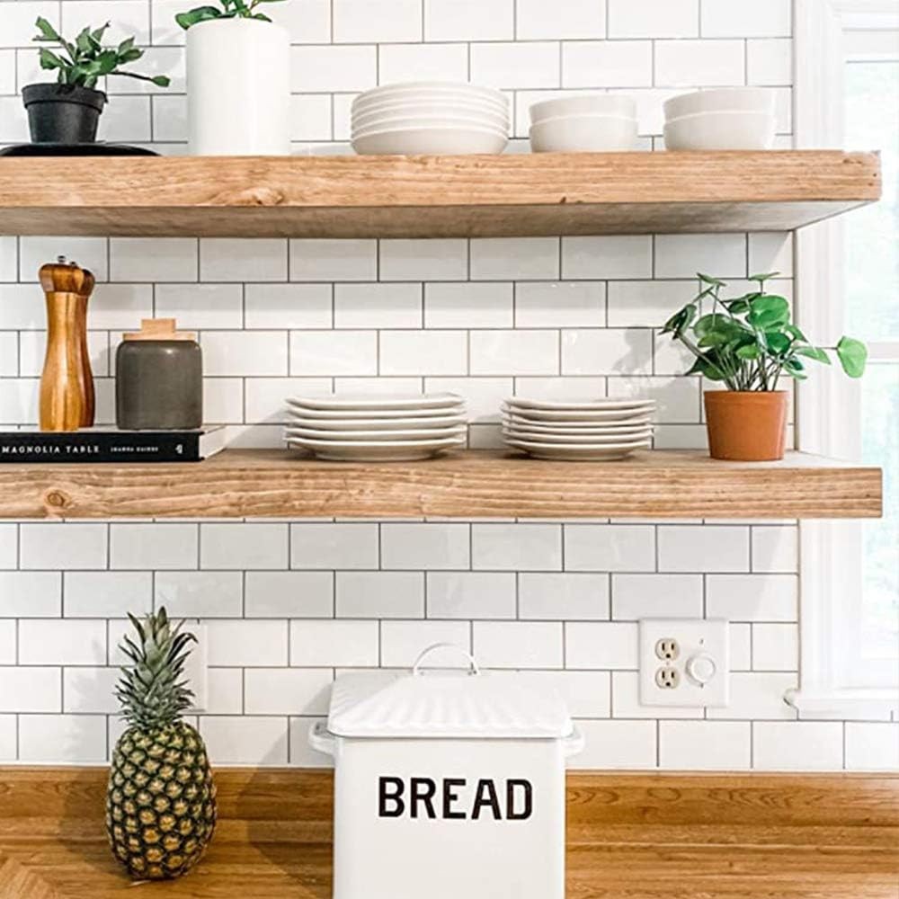 STICKGOO 10-Sheet Peel and Stick Subway Tile, Stick on Tiles Backsplash in White