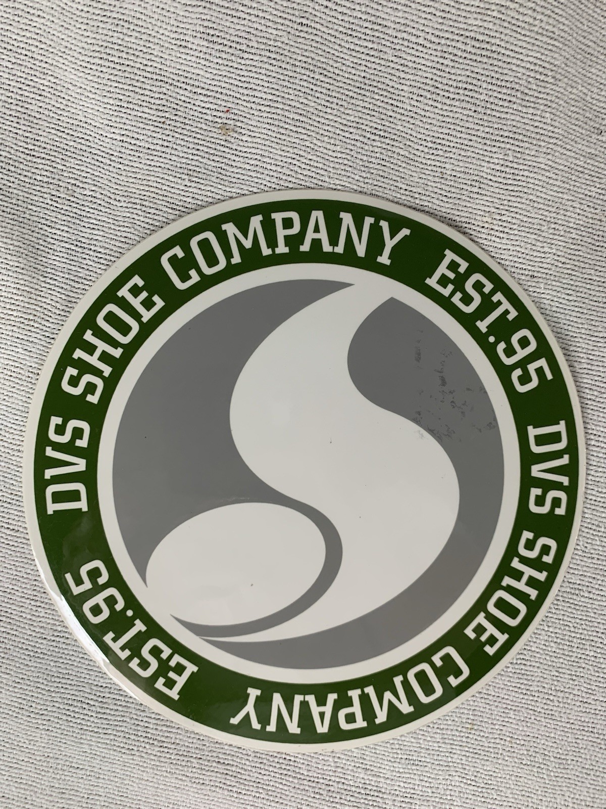 DVS skate shoes sticker large 6 inch