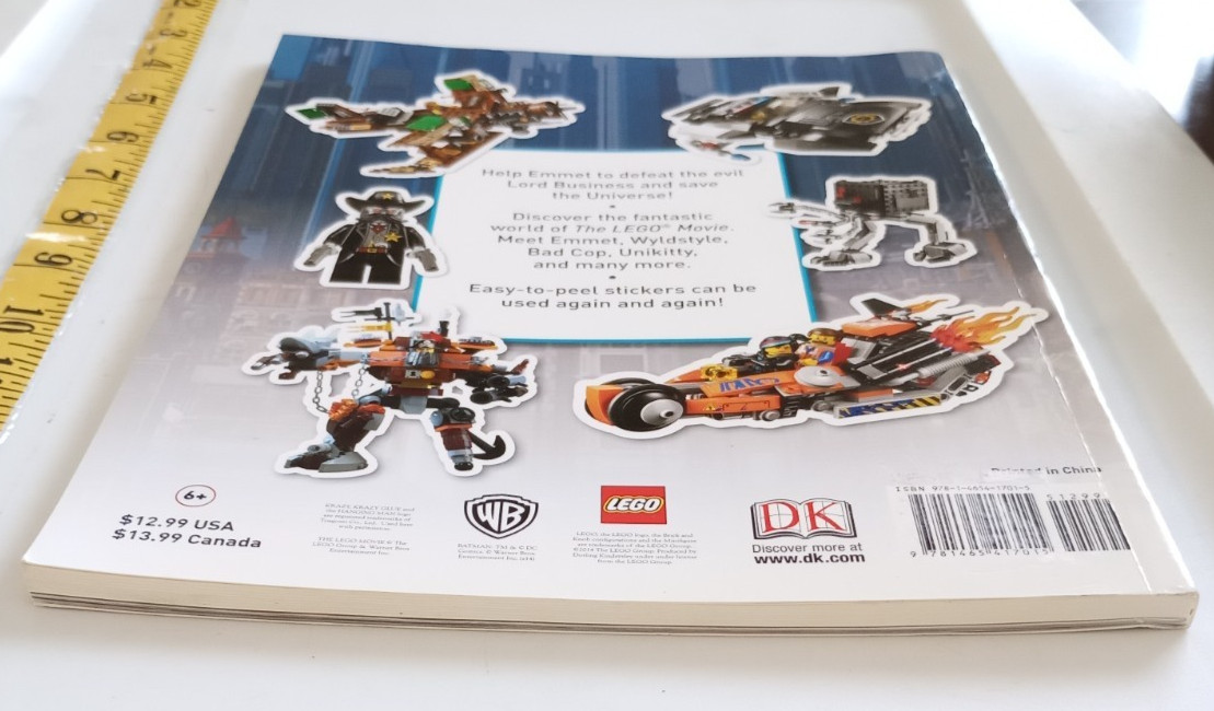 Lego The Lego Movie 1000+ full color reuseable sticker book