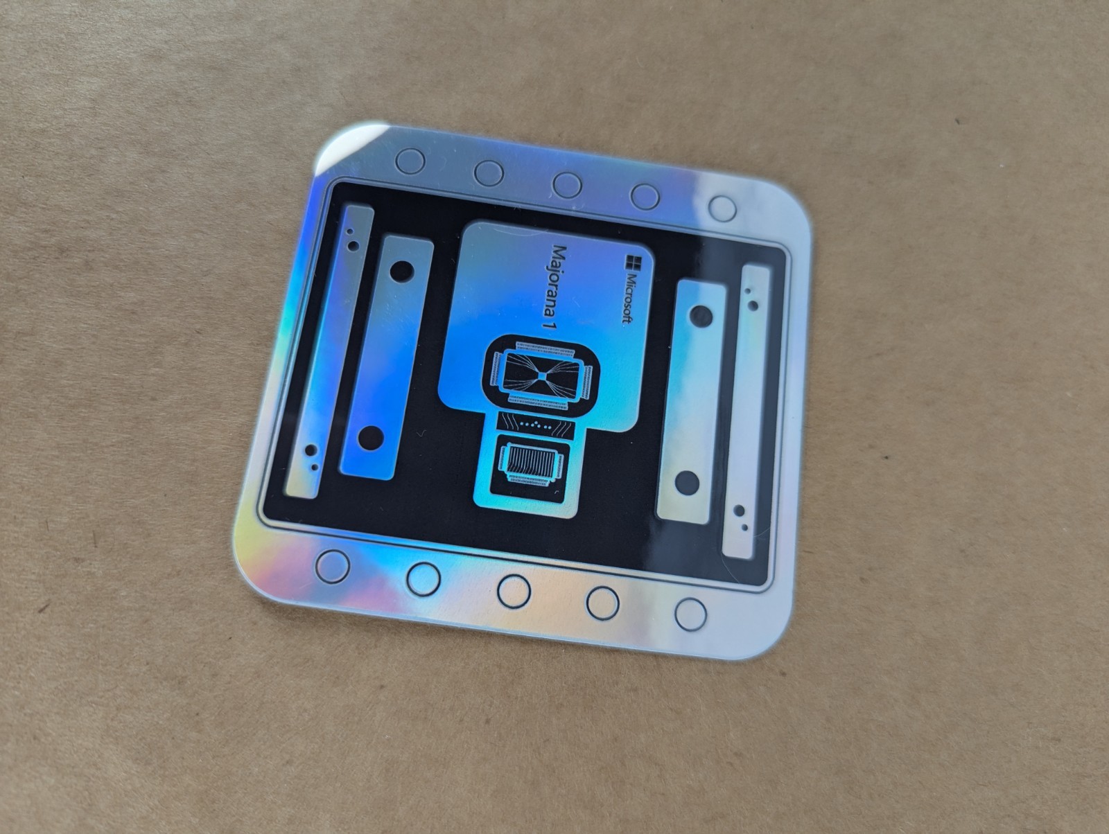 Official Sticker Microsoft Majorana 1 Quantum Computer PC Board Promo 3" Decal
