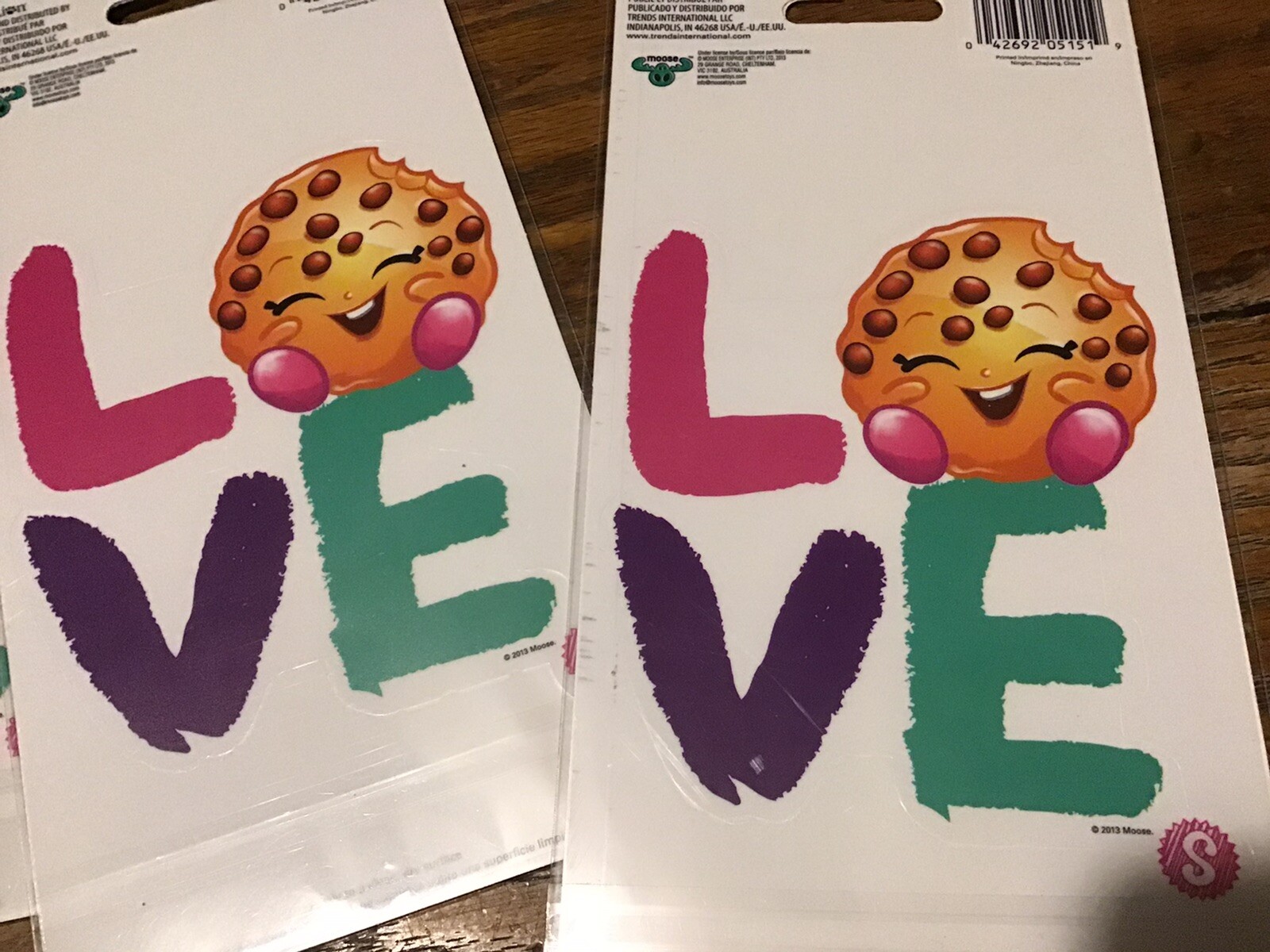 NEW SHOPKINS stickers Decals Lot Of 32 Packs Children LOVE Figures lipstick