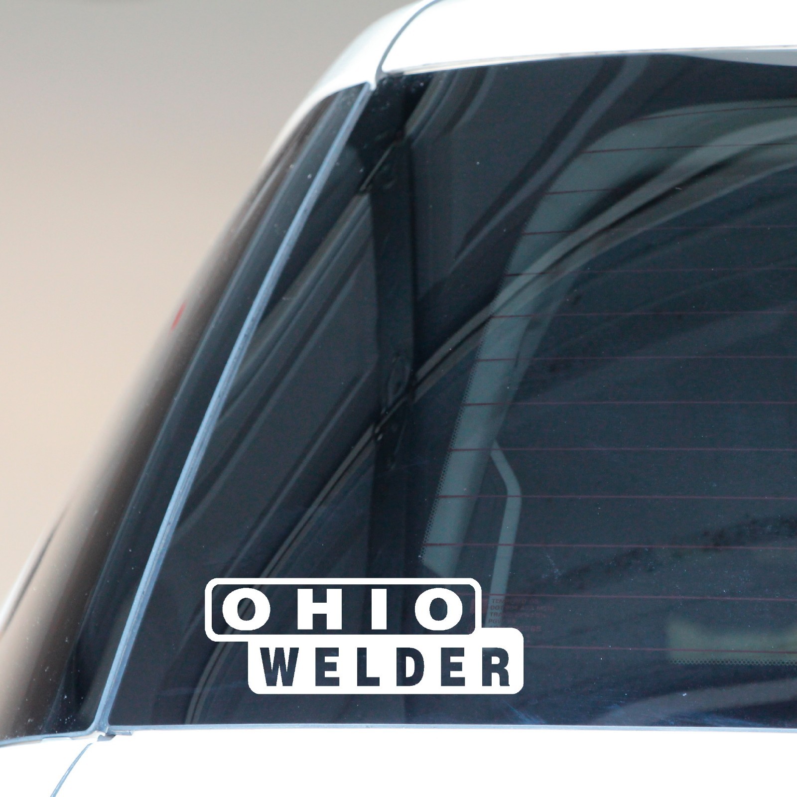 Ohio Welder Welding Decal Vinyl Sticker Electric Arc Stick DC TIG MIG