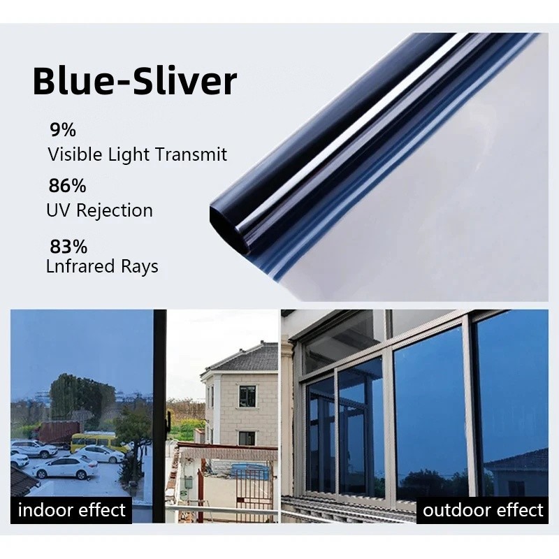 Self Adhesive Mirror Reflective Wall Sticker Film Paper Kitchen Decor