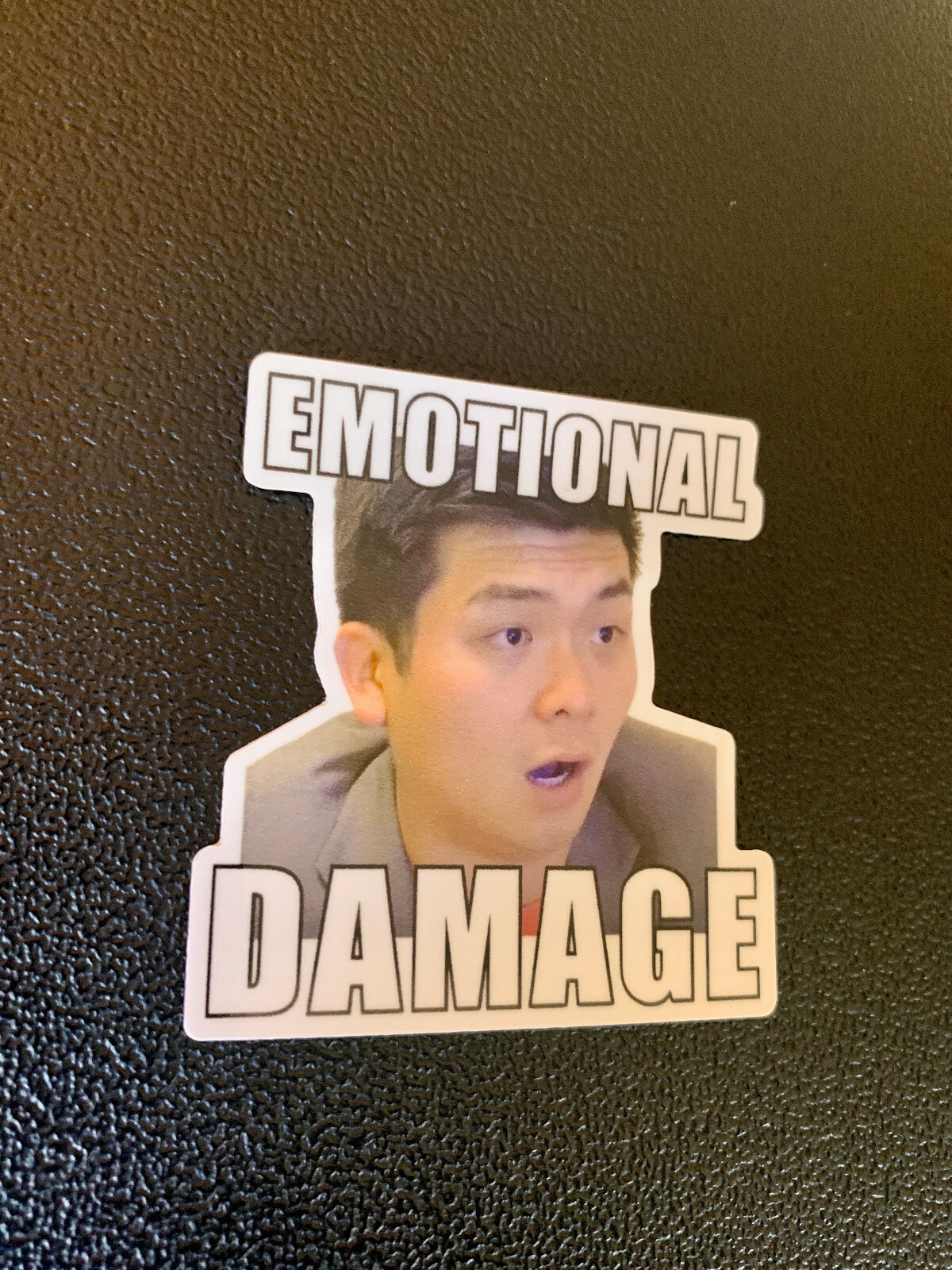 Emotional Damage Funny TikTok Meme Vinyl Decal Laptop Sticker 3in