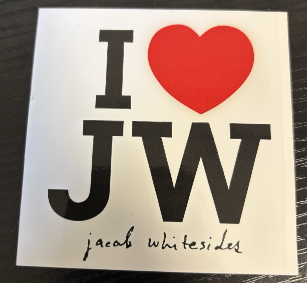 Jacob Whitesides – Why? Promo Sticker 3.25" x 3.25"