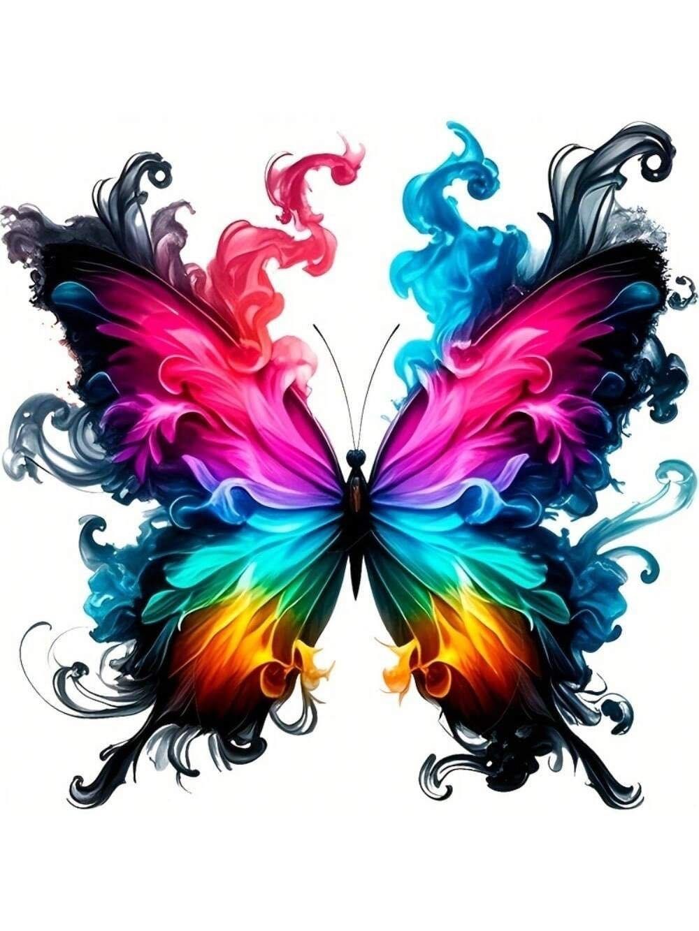 Beautiful Colorful Butterfly Sticker Decal Laptop Wall Mirror Cup Tumblr Locker