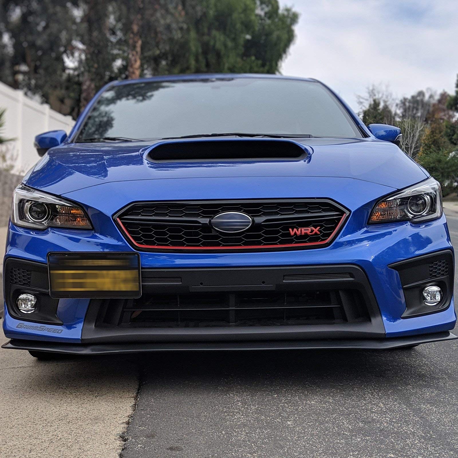 Xotic Tech Front Grille Hood Frame Edge Vinyl Decal, JDM Style Pre-Cut Overlay W