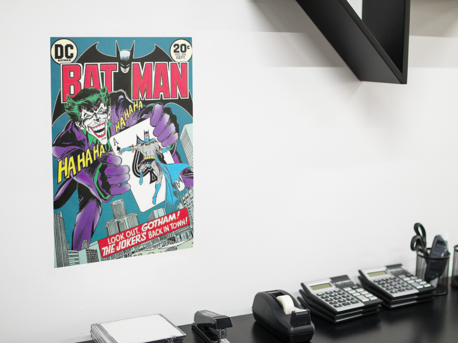 Vintage Comic Villain Style Wall Vinyl Decal Poster Print Removable Adhesive