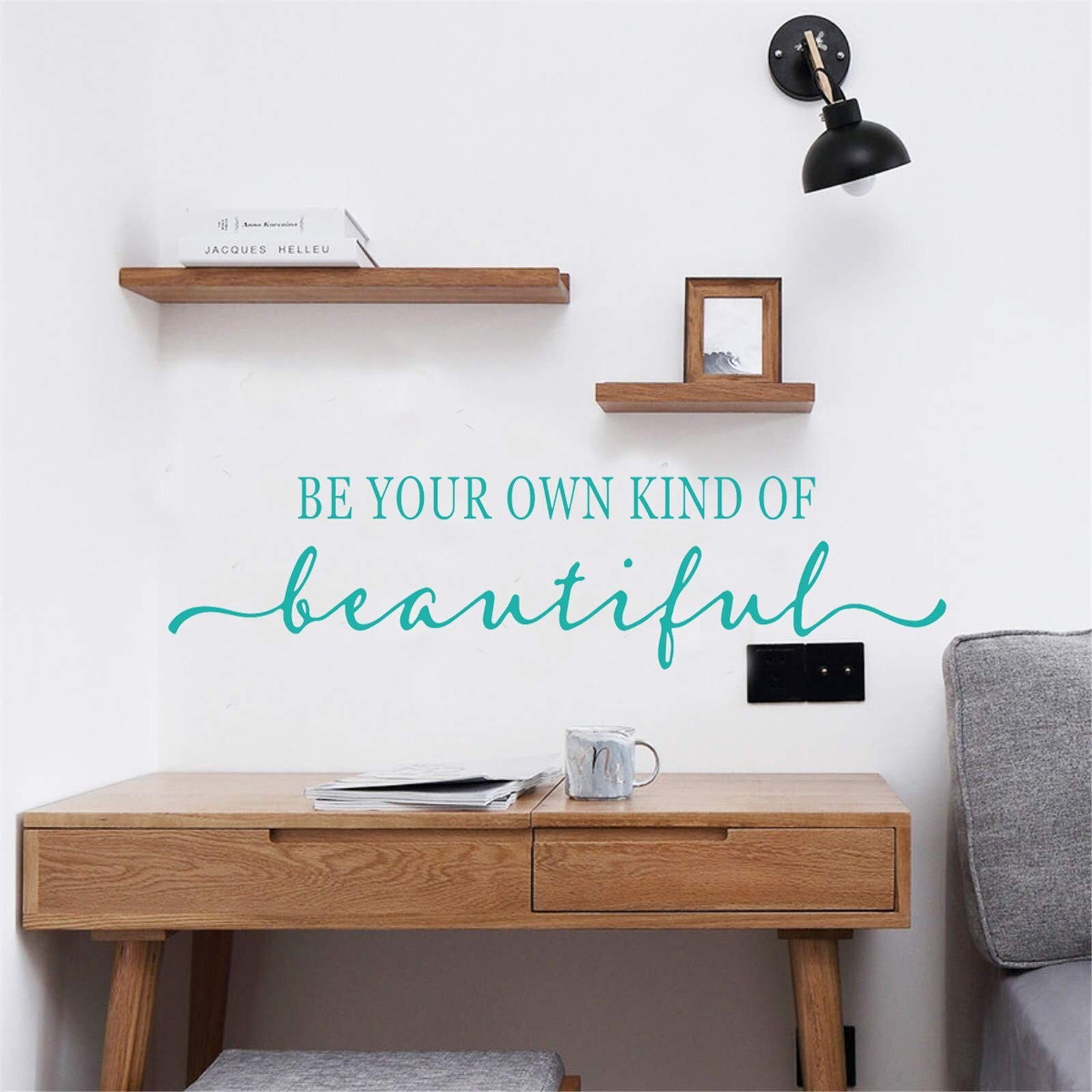 Wall Decal – Turquoise Decor – Inspirational Quote. for Girls Rooms, Bedroom,…