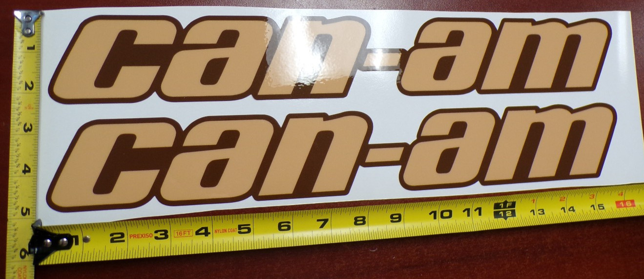 CAN-AM MAVERICK X3 R GRAPHIC DECAL STICKER USA MADE TAN BROWN SOLID THICK