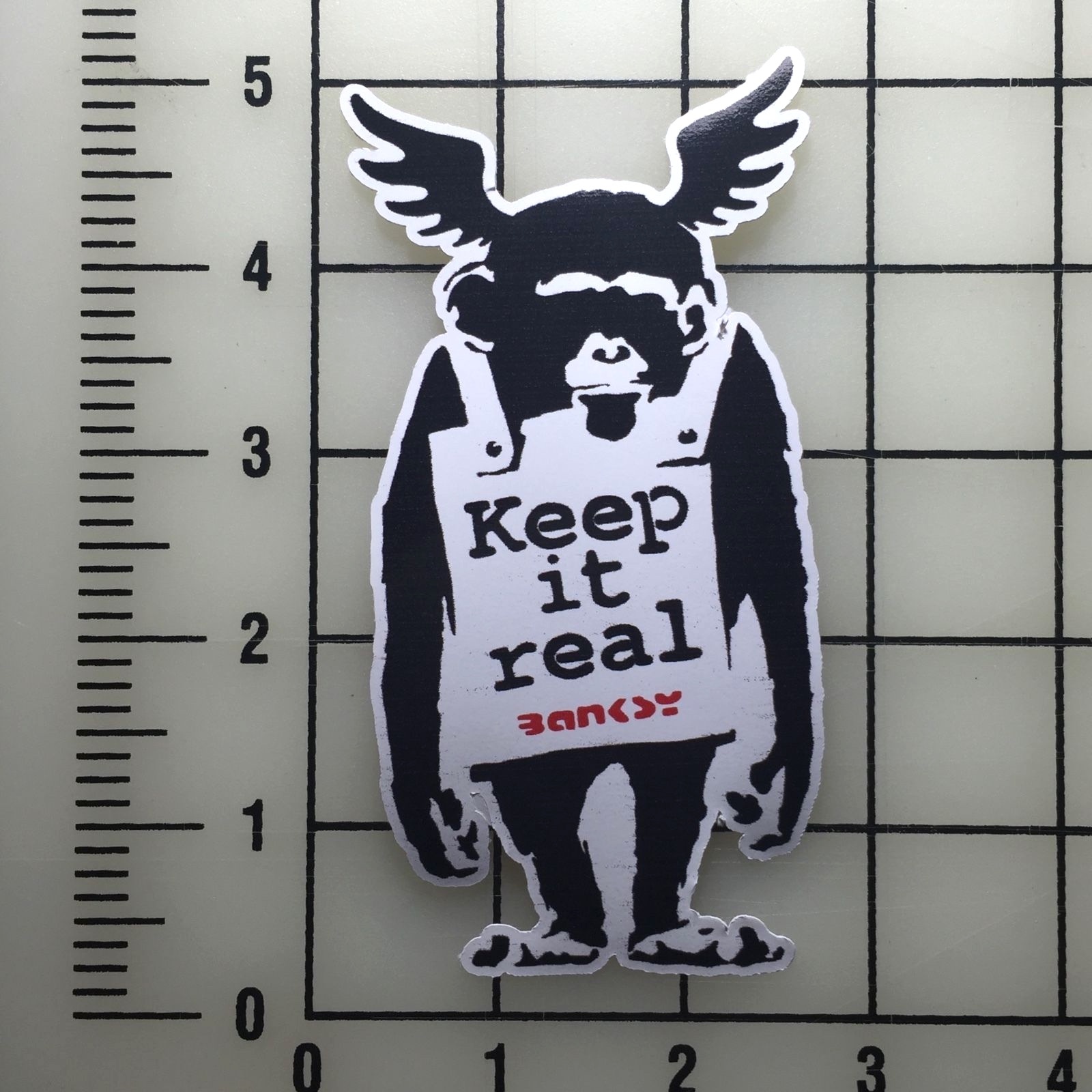 Banksy Chimp 5" Tall VInyl Decal Sticker – BOGO
