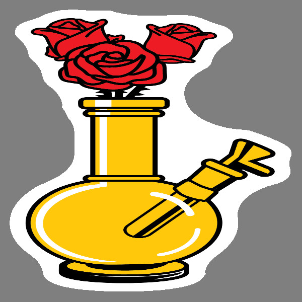 Pothead Valentine Sticker Weed Puns Vinyl Decal UV Safe Weatherproof 420 Gift