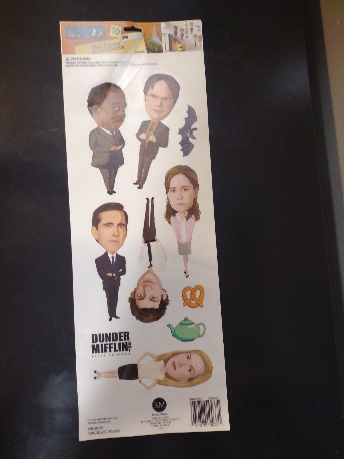 The Office 10 Wall Decals Removable Repositional Stickers Dunder Mifflin Dwight