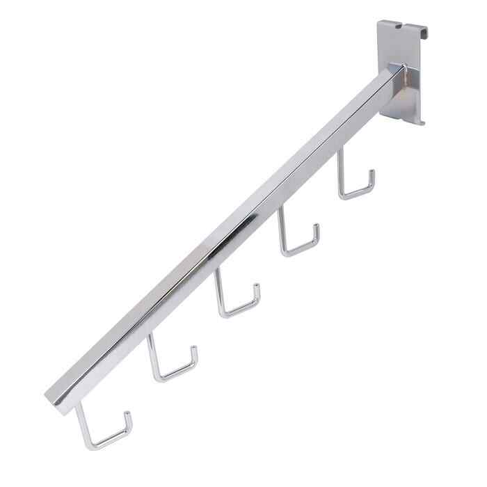 Econoco GW/5H 5-Hook Square Tubing Waterfall for Grid Panel (Pack of 24)
