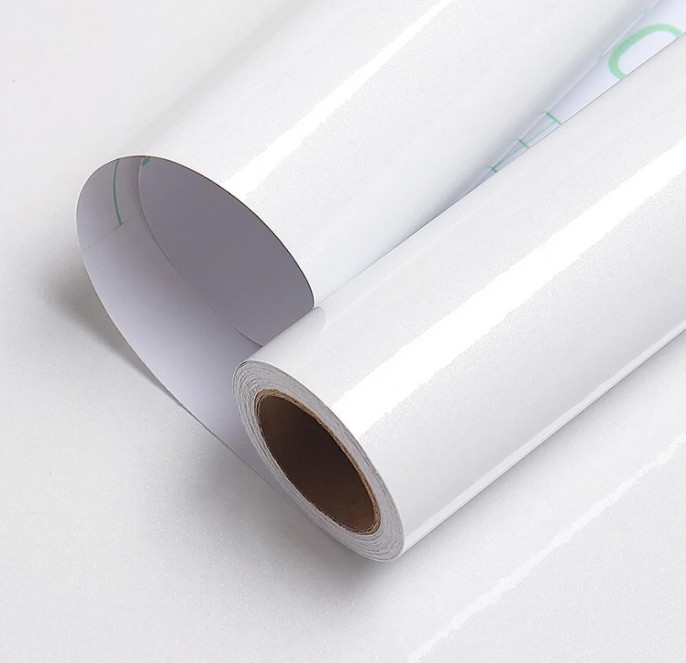 Glossy white indoor & outdoor motorcycle scooter car tuning adhesive film