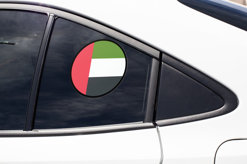 United Arab Emirates Flag Circle Sticker Decal