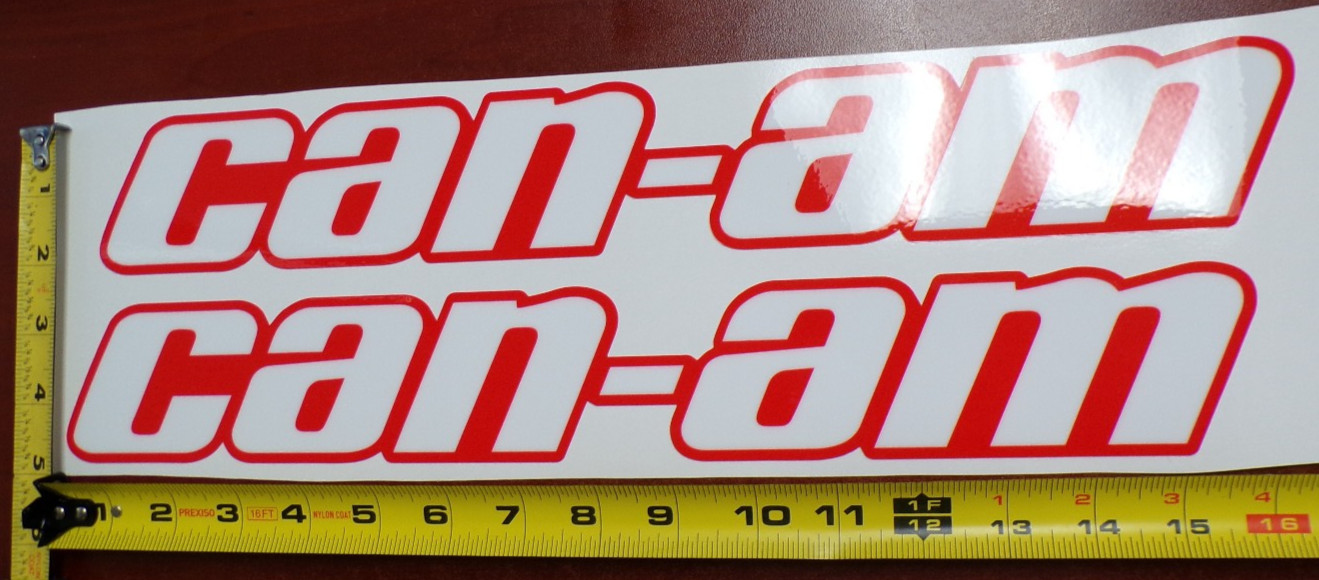 CAN-AM MAVERICK X3 R GRAPHIC DECAL STICKER USA MADE RED WHITE SOLID THICK