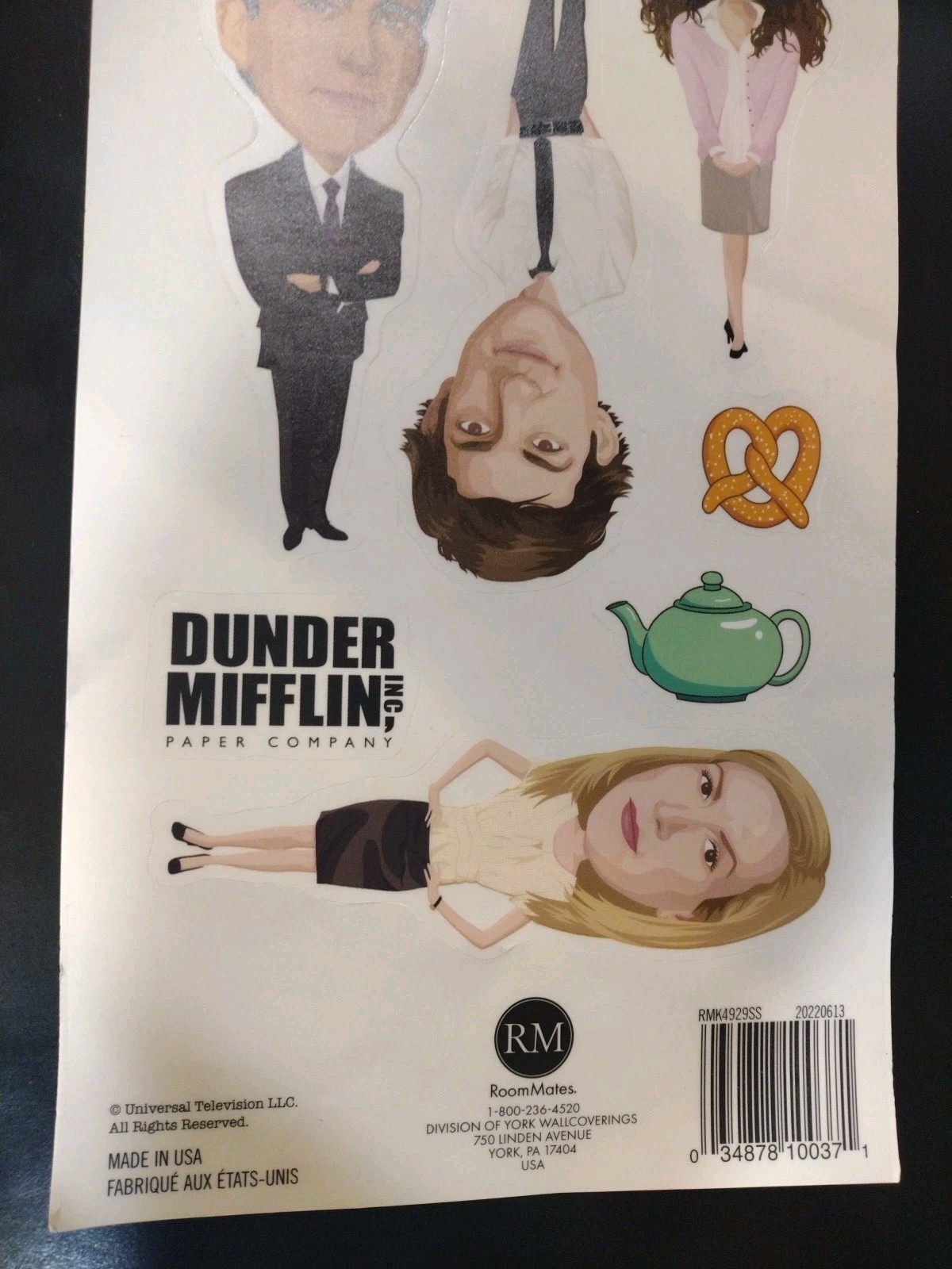 The Office 10 Wall Decals Removable Repositional Stickers Dunder Mifflin Dwight