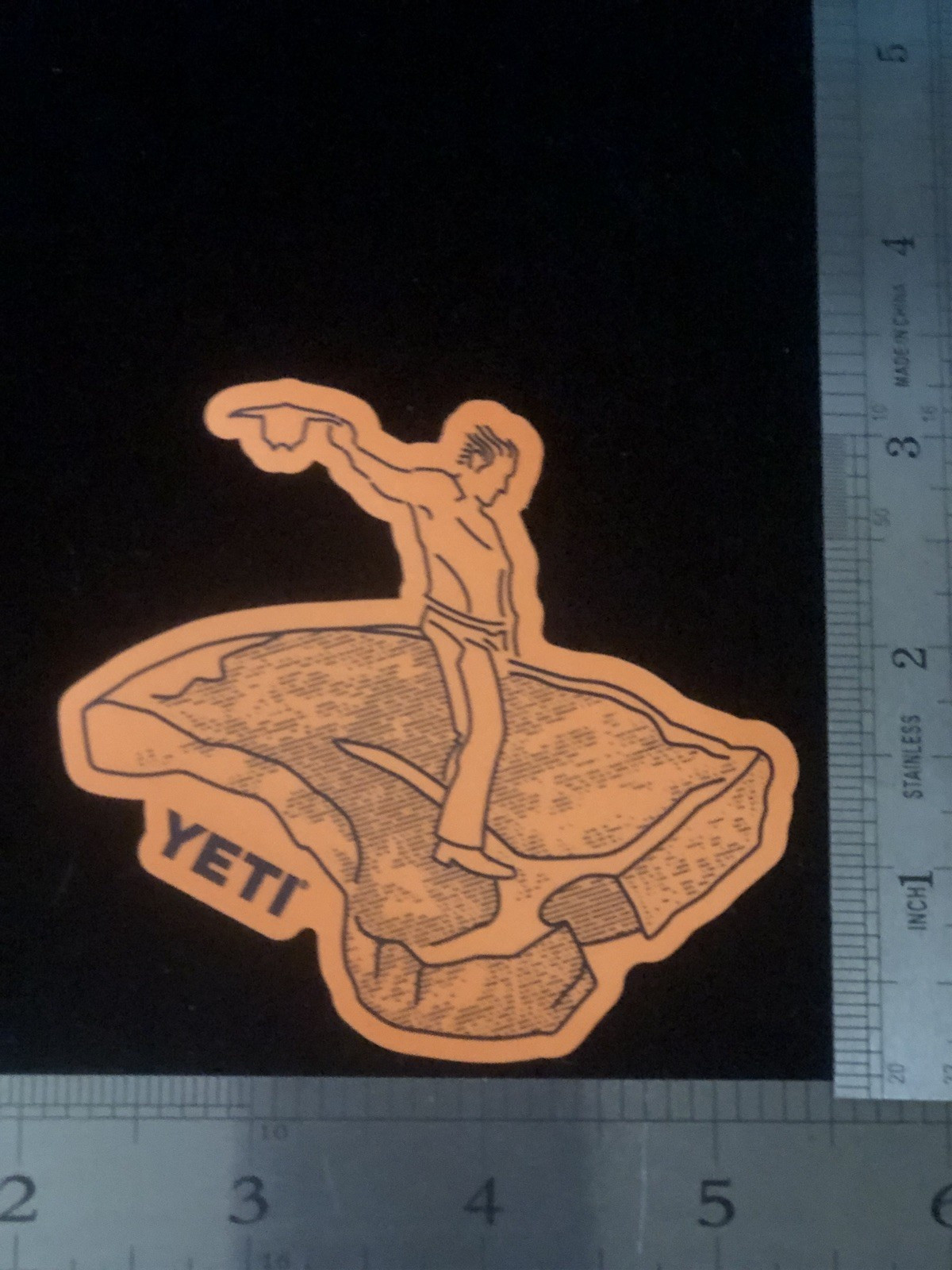 Rare Yeti Steak and Cowboy Sticker