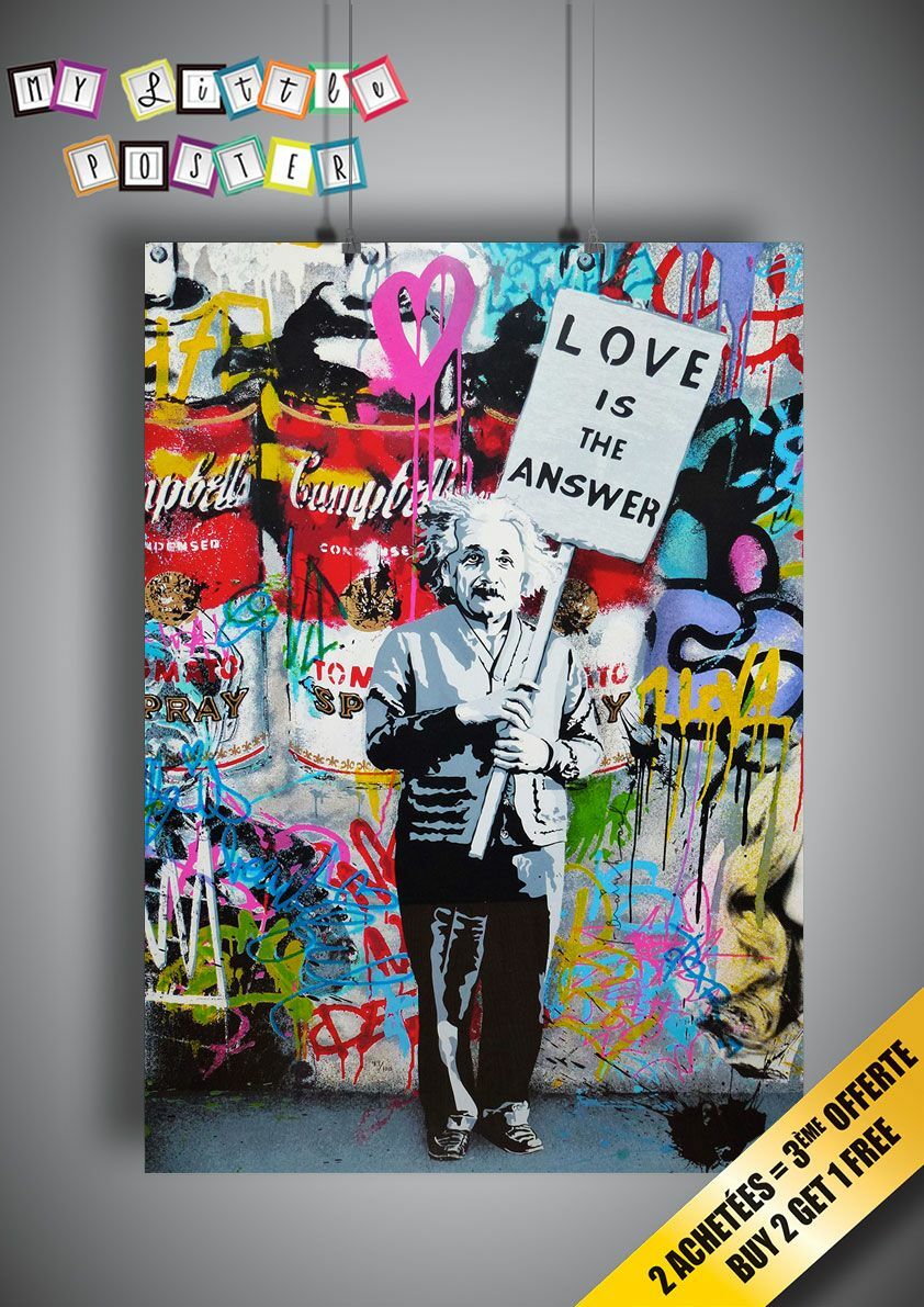 Banksy Love Is Answer Wall Street Art Poster