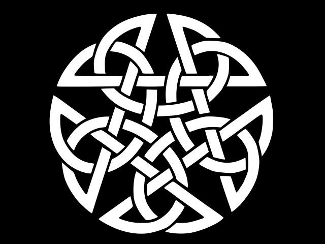 PENTAGRAM CELTIC KNOT WICCA DRUID PAGAN Vinyl Decal Car Wall Sticker CHOOSE SIZE