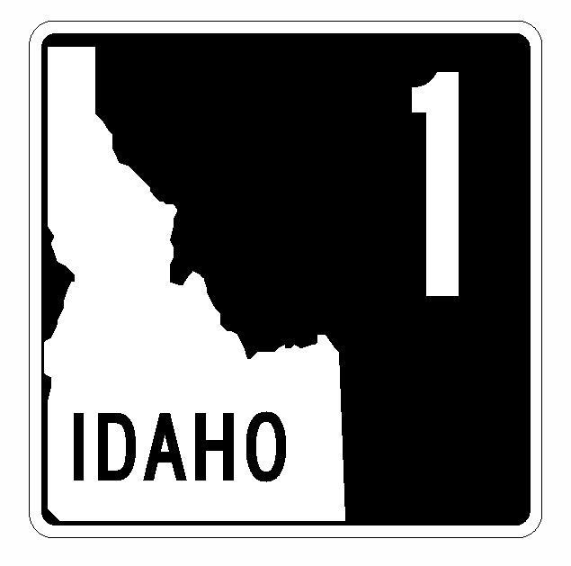 Idaho Route 1 Sticker Decal R1106 Highway Sign