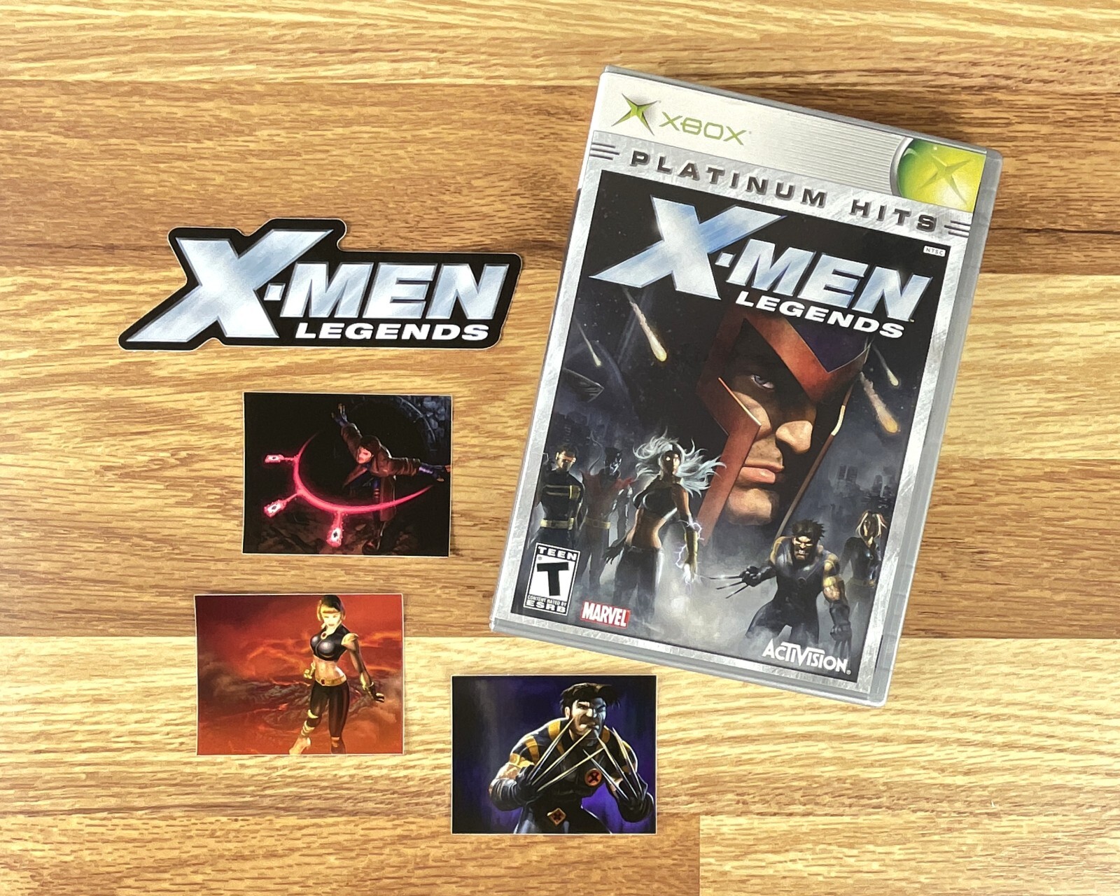 X-Men Legends Stickers Xbox PlayStation 2 GameCube 16 Sticker Pack