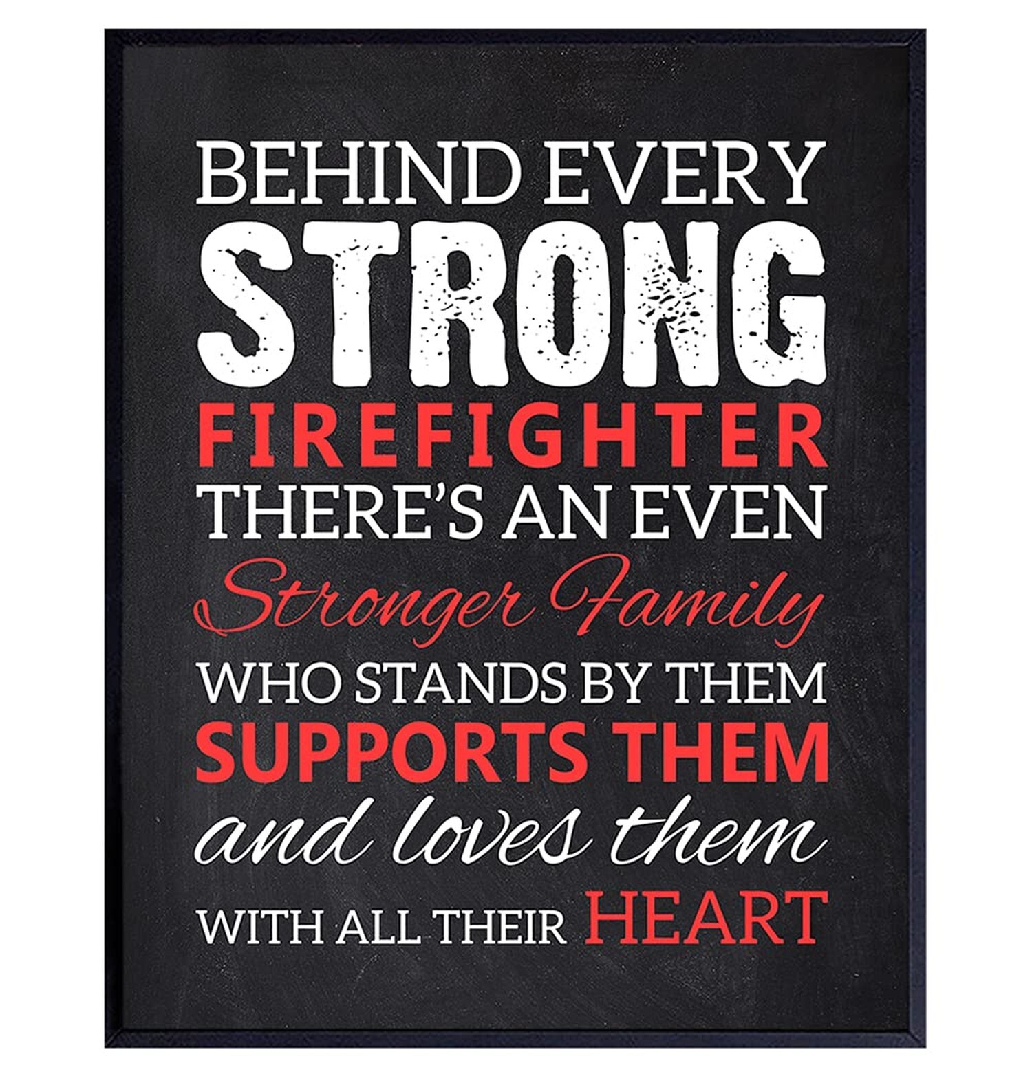 Firefighter Decor – Firefighter Wall Art – Fireman Decor – Firefighter Gifts …