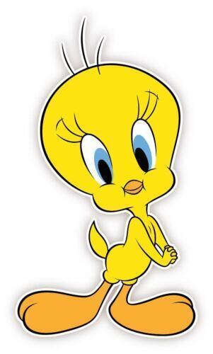 Tweety Looney Tunes Birds Cartoon Removable Wall Decal Choose Size