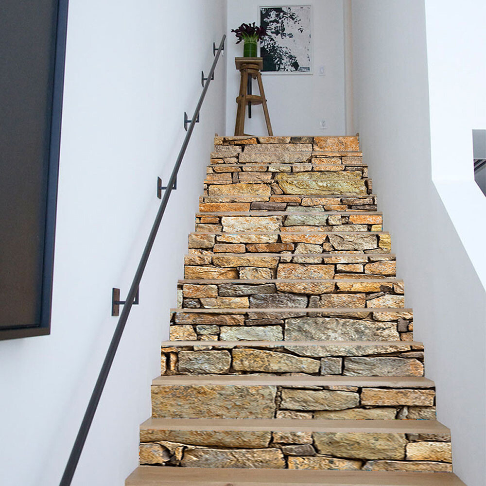Self-adhesive Staircase Stair Riser Floor Stickers DIY Wall Decal Home Decor