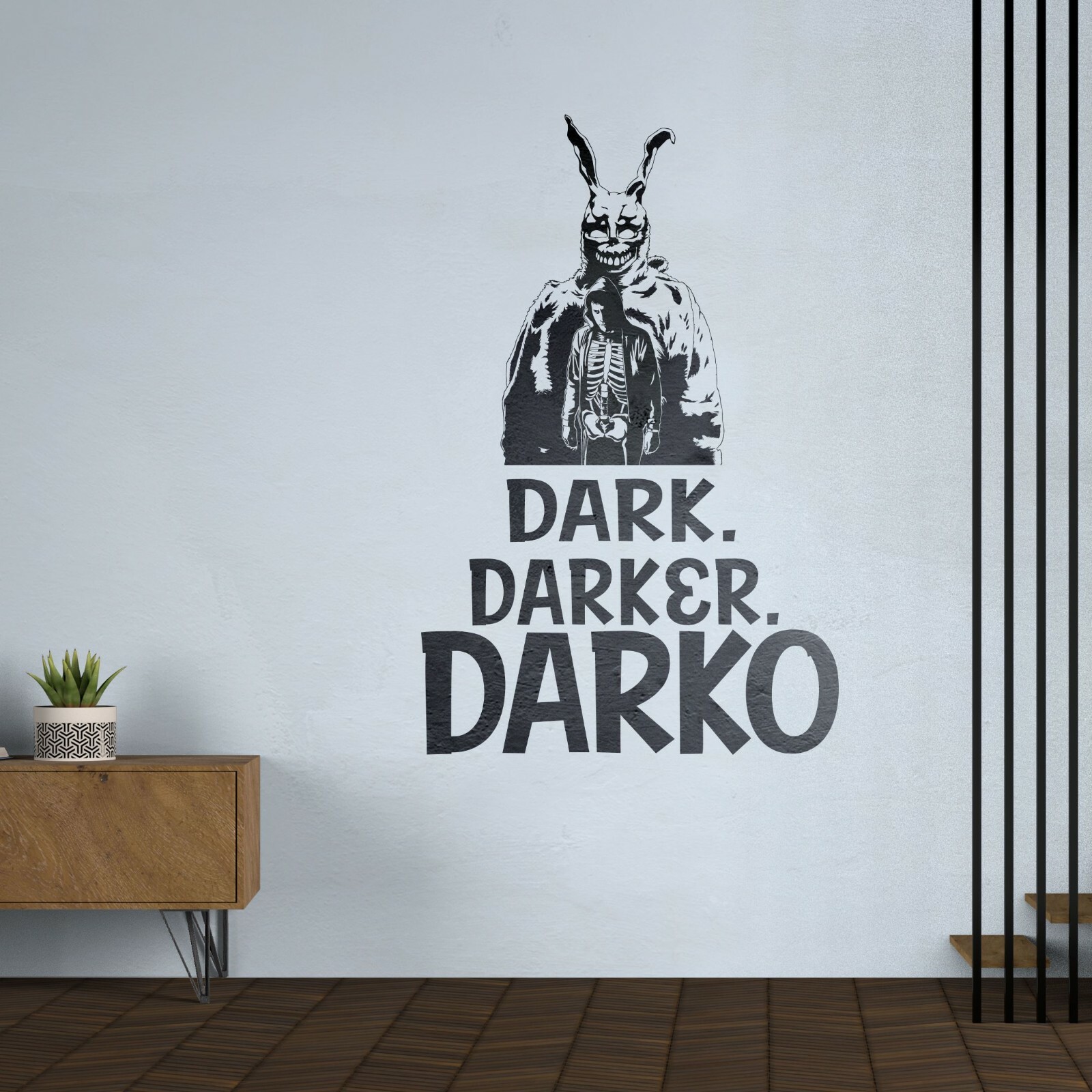 Bedroom Living Room Frank The Rabbit – Dark Darker Darko Vinyl Wall Decal Quotes