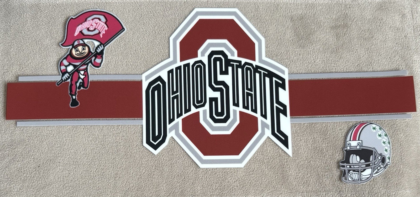 OHIO College University UV DTF Transfer Sticker Cup Wrap DIY Cups Bottles Etc.