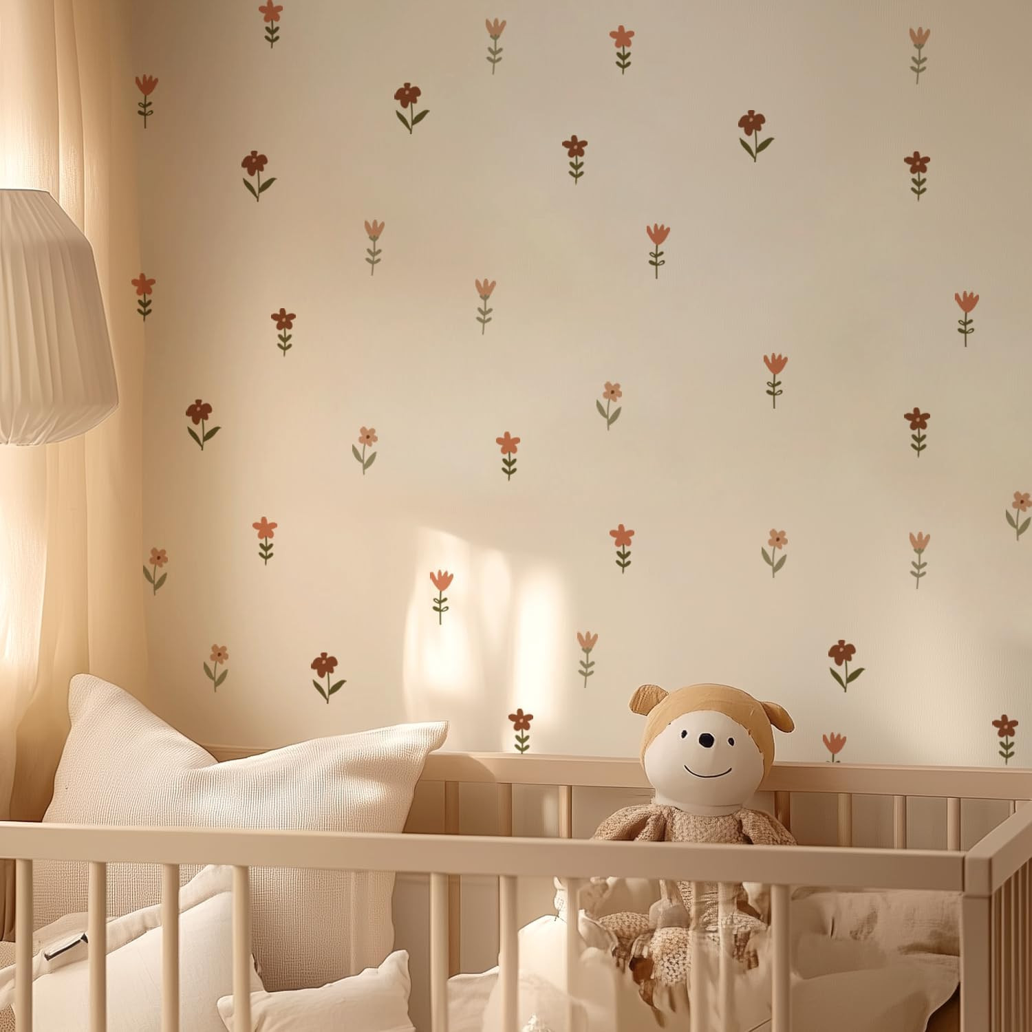 Nursery Wall Stickers Boho Kids Room Decor Girls Bedroom Removable Wall Decals V
