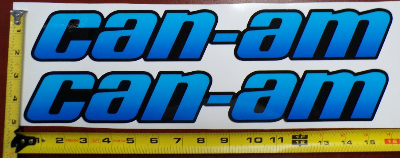 CAN-AM MAVERICK X3 R GRAPHIC DECAL STICKER USA MADE BLUE GRADIENT THICK