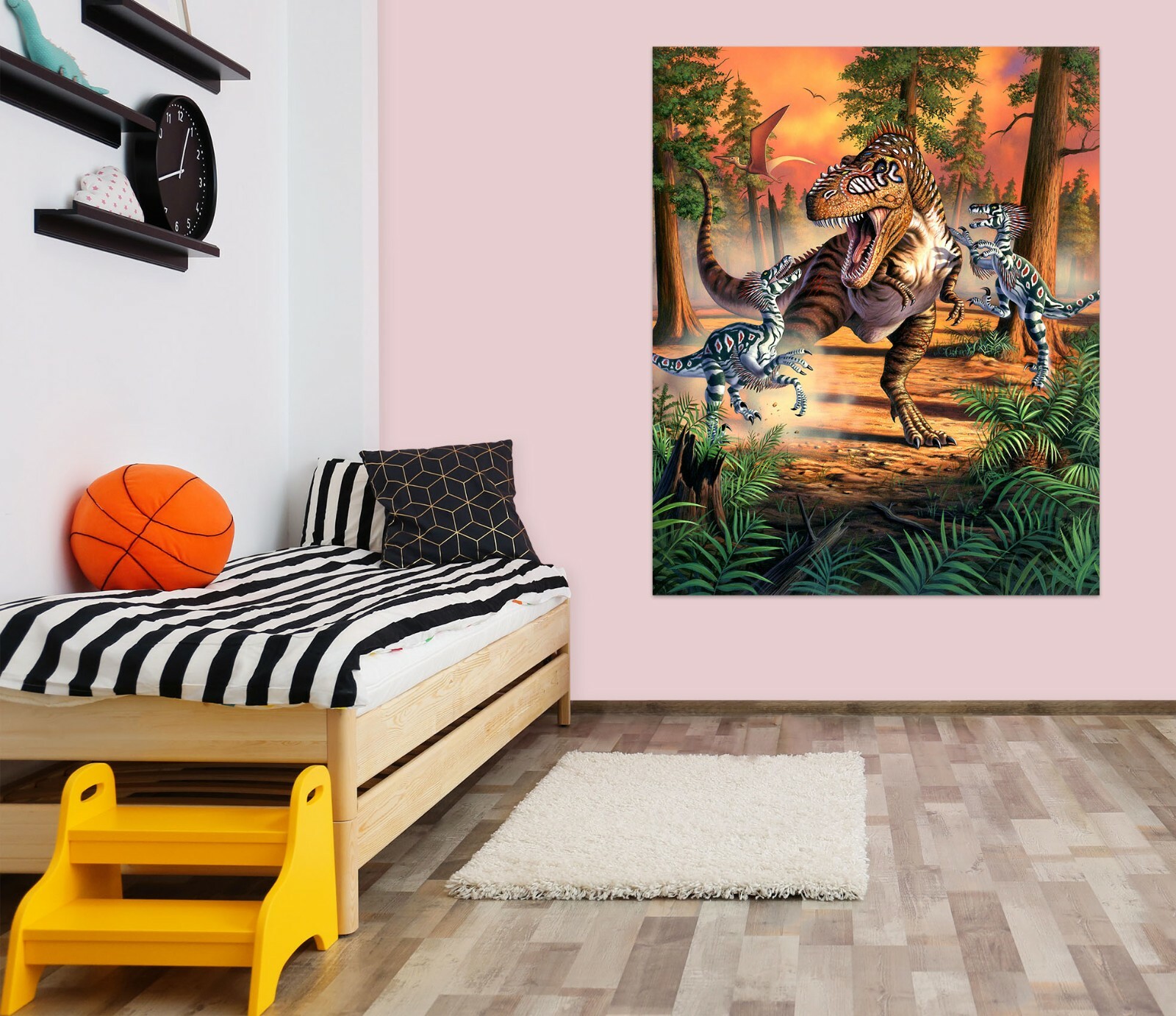 3D Dinosaur ZHU001 Wall Stickers Wall Murals Wallpaper Jerry LoFaro Amy