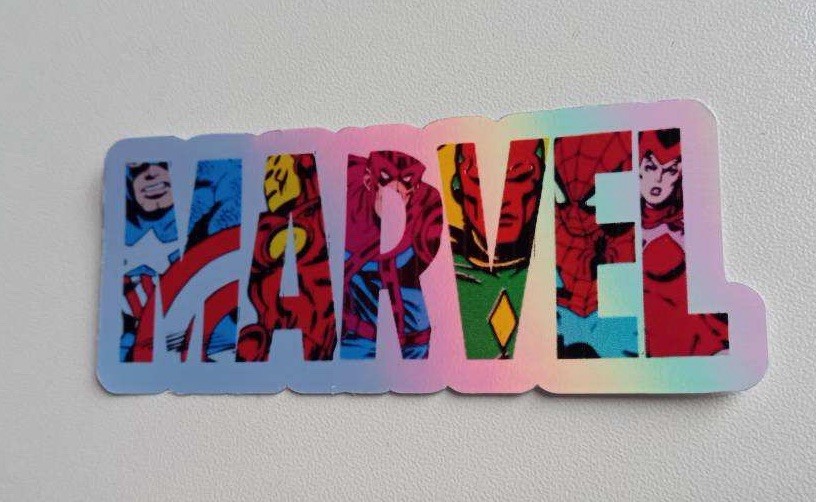 Marvel 3.5 Inch Holographic Waterproof Vinyl Sticker