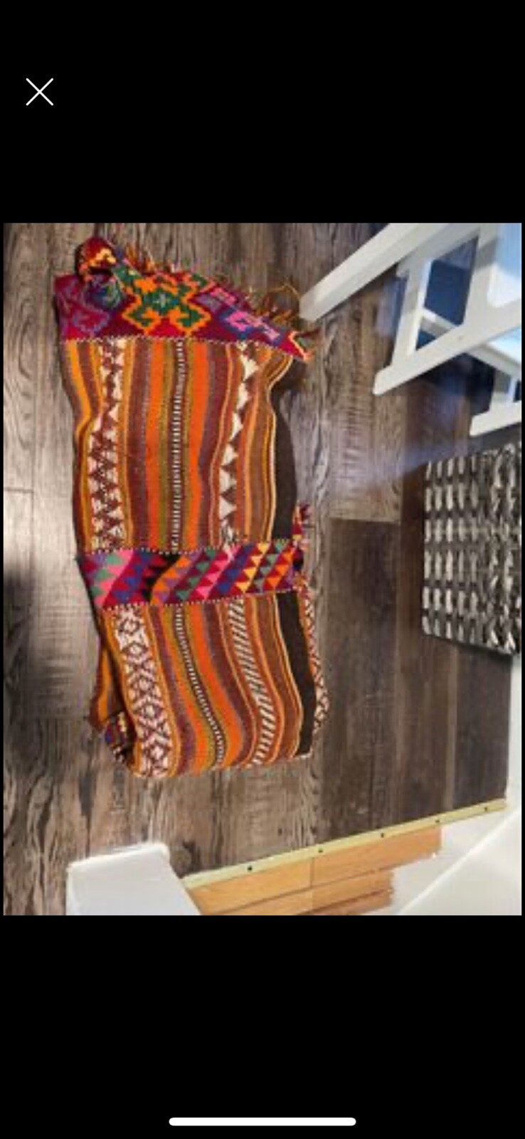 Traditional Hand Made Wool Rug Or Tapissery