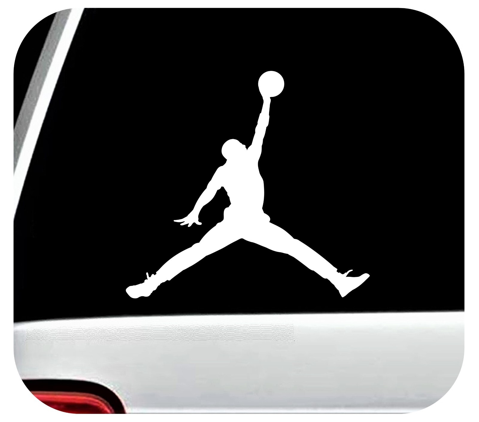 Michael Air Jordan Vinyl Decal Sticker Car NBA Jumpman Basketball Player Logo
