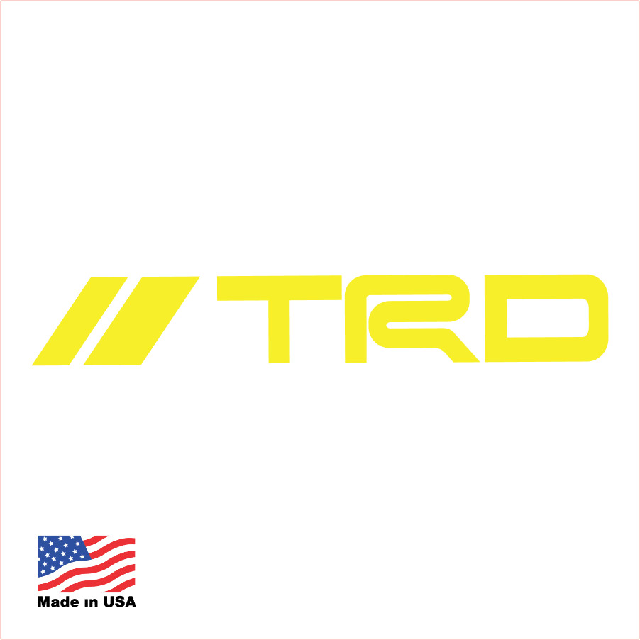 Toyota Racing Development TRD Decal – Many colors available – Free Shipping