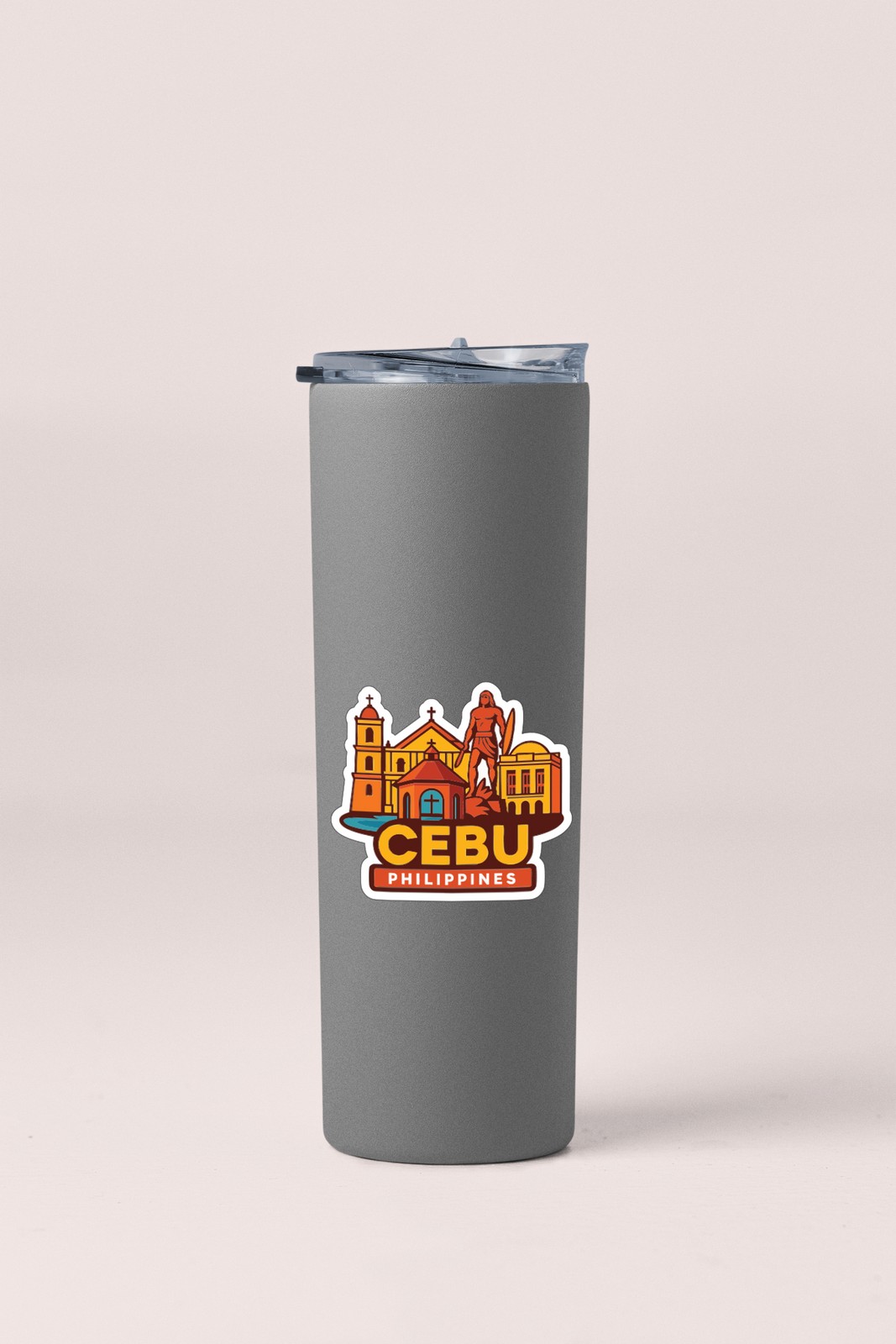 Cebu Philippines Sticker Decal Vinyl Die-Cut City Skyline Landmark Design