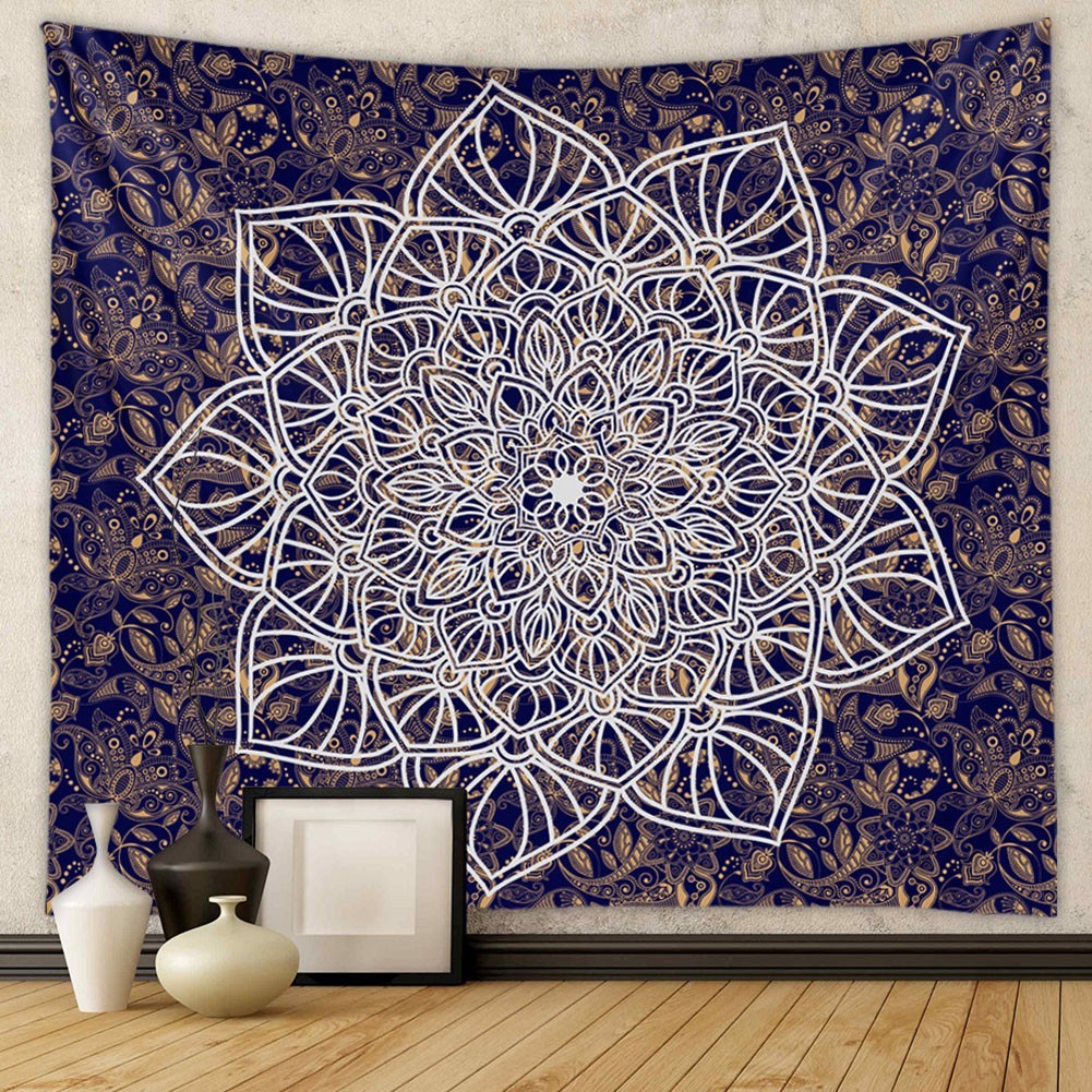 Vibrant and Colorful Mandala Wall Decor Perfect for Bohemian and Hippie Lovers