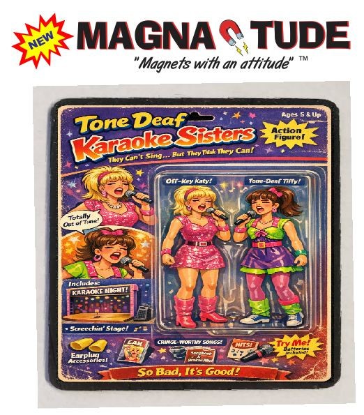 Action Figure Karaoke Refrigerator Magnet M264