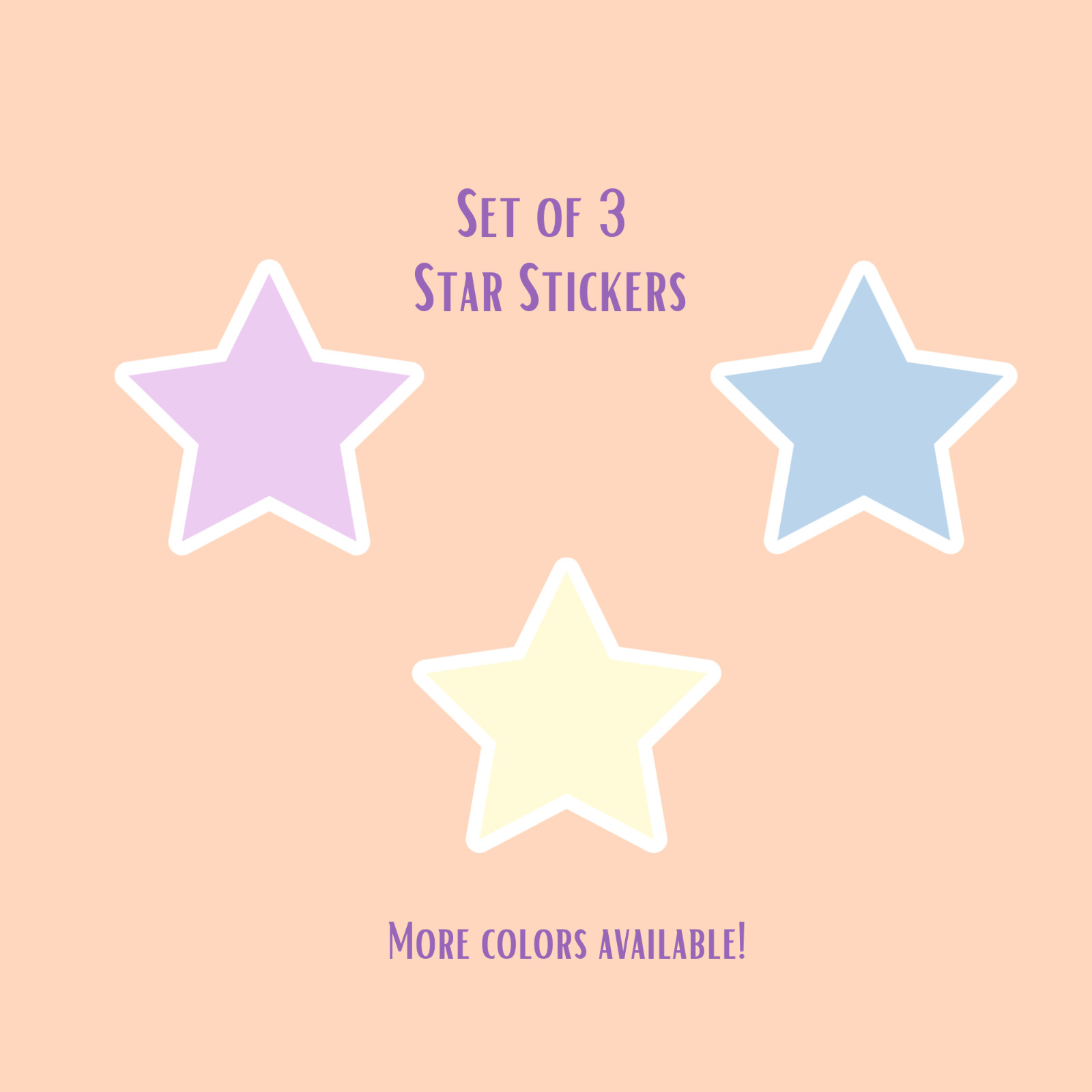 Star Sticker for Planner Journal Reward Laptop Water Bottle Phone