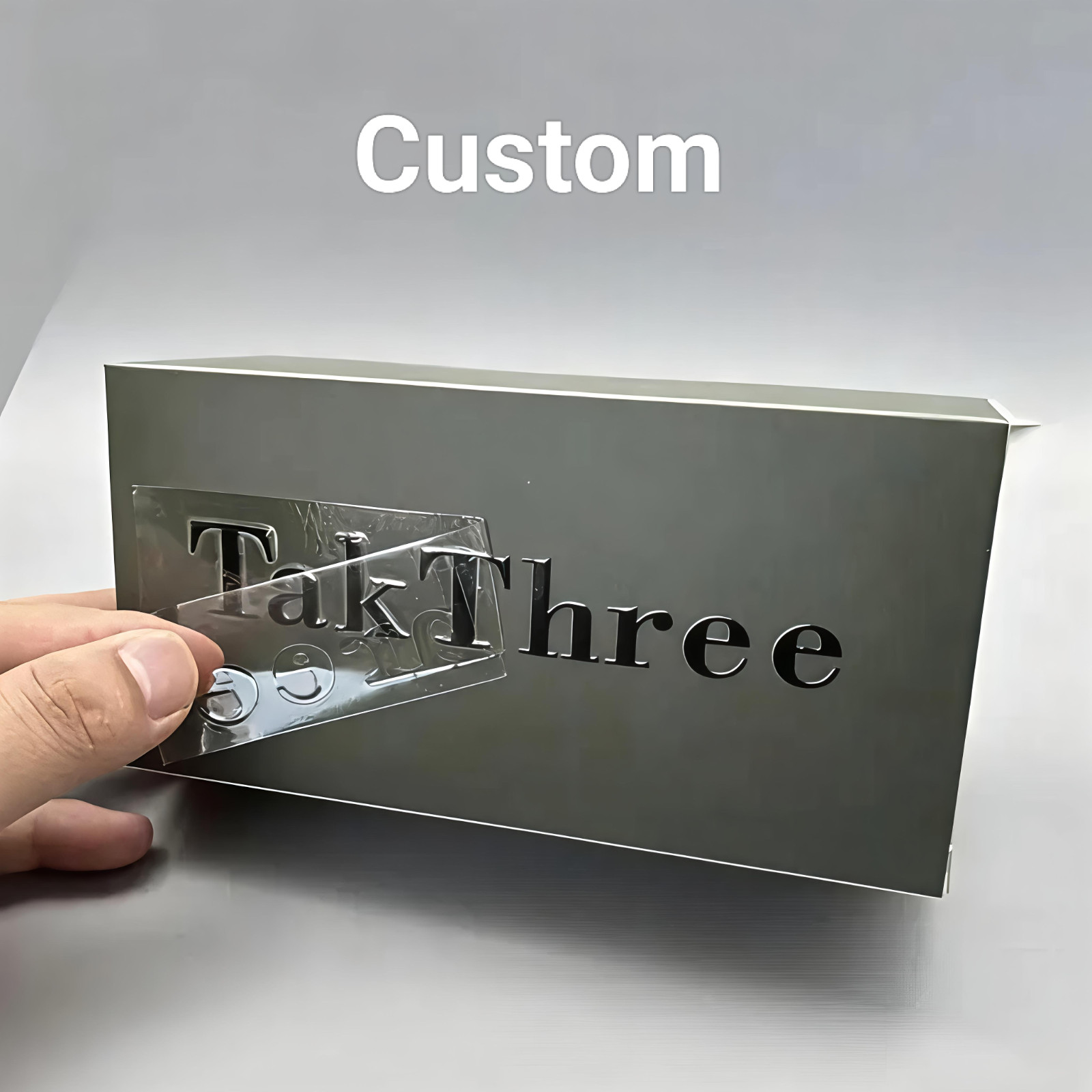 Custom Nickel Metal Transfer Sticker 3D Business Logo Branding Label Waterproof