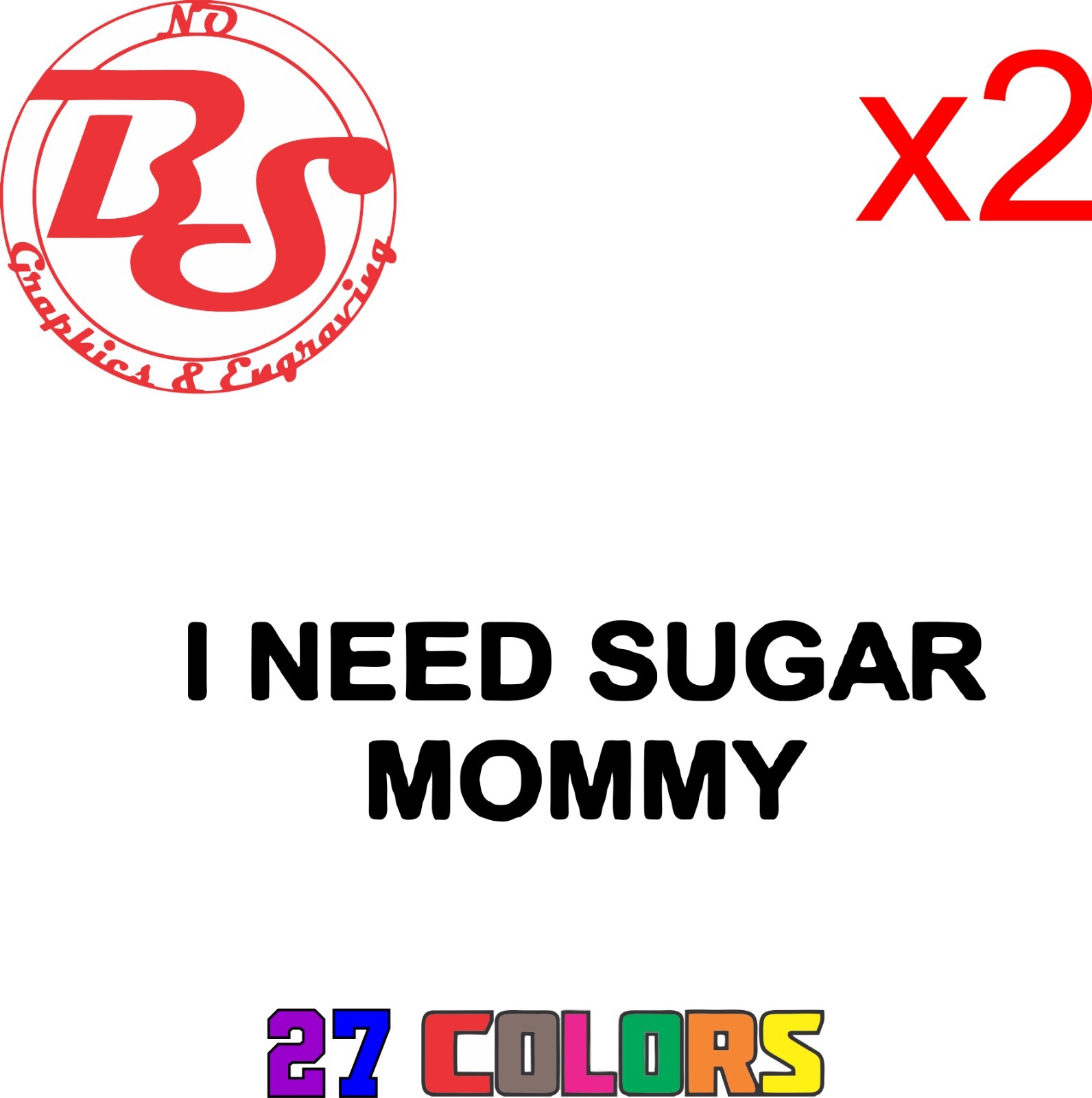 6" Sugar Momma Mom Decal Offensive Funny Milf Money Adult Joke JDM Meme noBS
