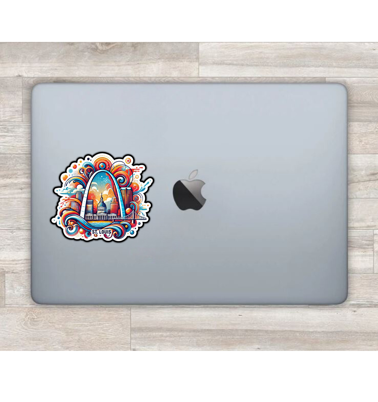 St. Louis Missouri Fridge Magnet or Laptop Sticker