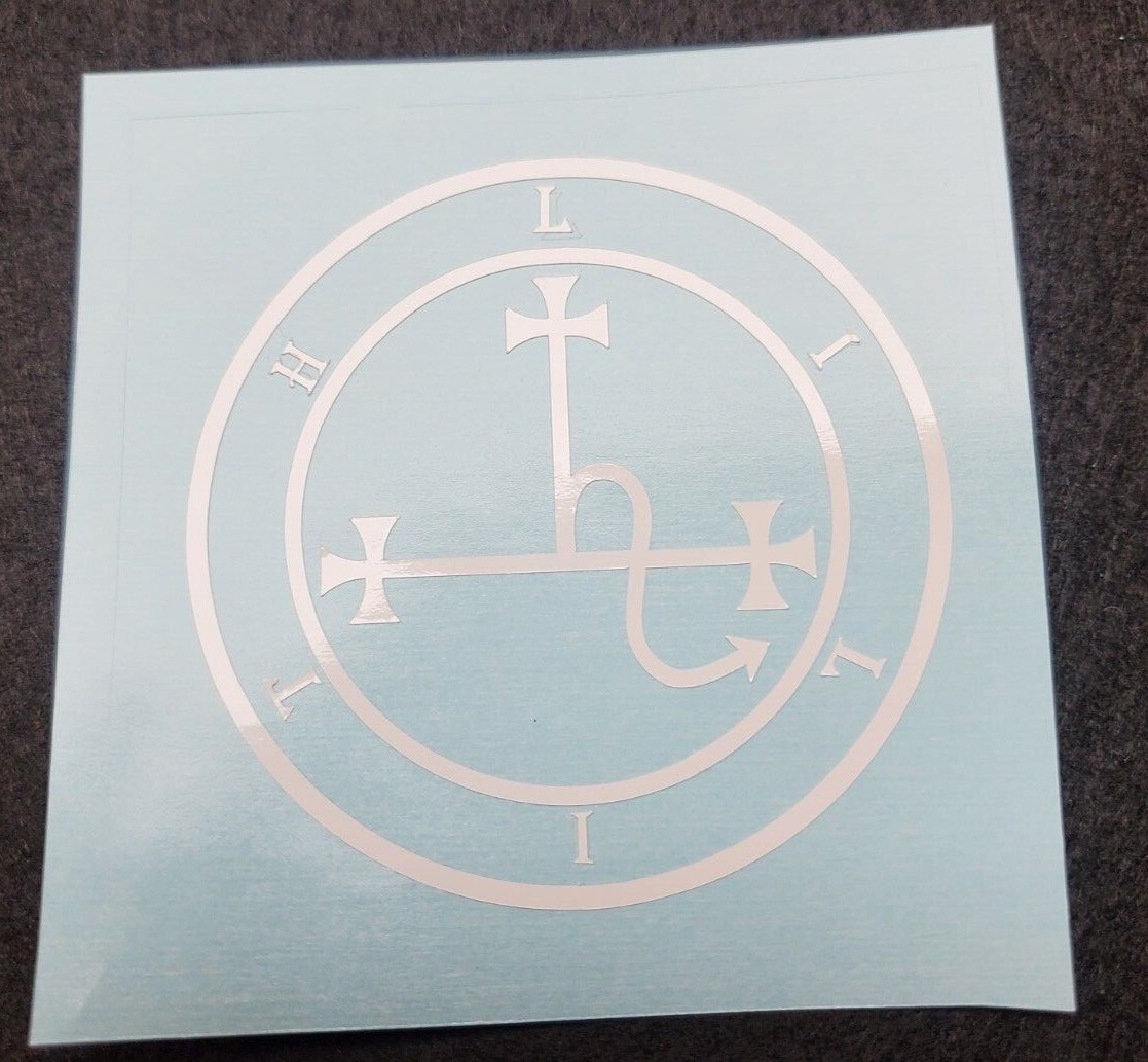 Lilith Symbol Decal, Female demon sigil, Supernatural sticker, choose your color