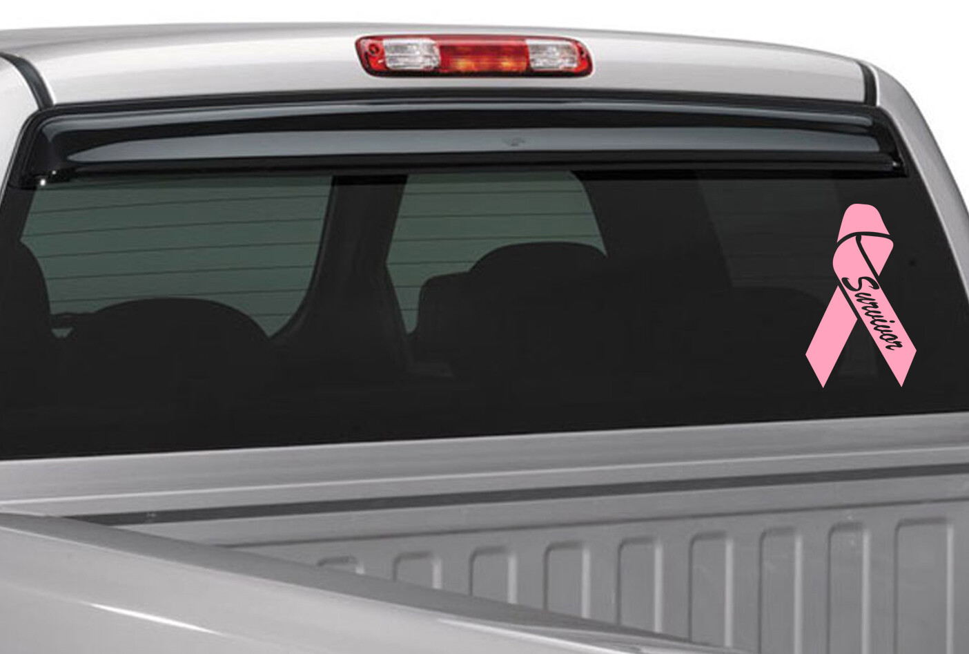Breast Cancer Survivor Ribbon Decal for Walls / Awareness Car Sticker. #708
