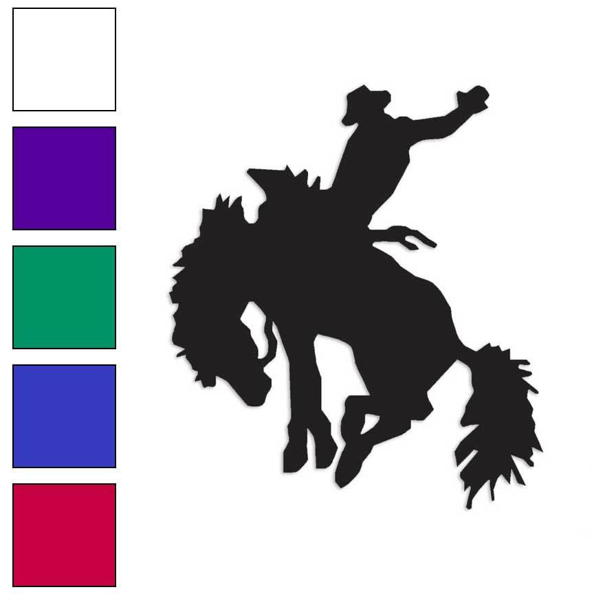 Horse Rodeo Mustang, Vinyl Decal Sticker, Multiple Colors & Sizes #378